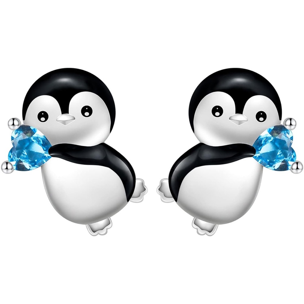 Penguin Stud Earrings
